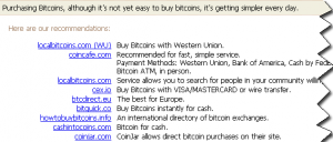 Bitcoin-Suggestions